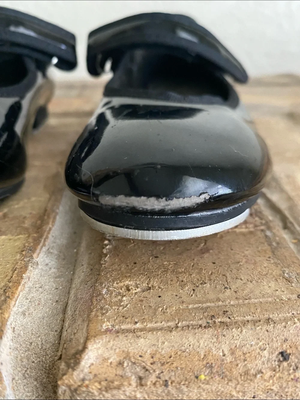 Freestyle Black Patent Mary Jane Tap Dance Shoes for Girls